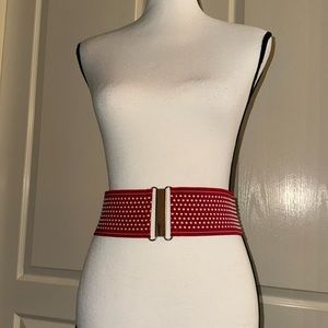 Red Stretchable Waist Belt - One Size